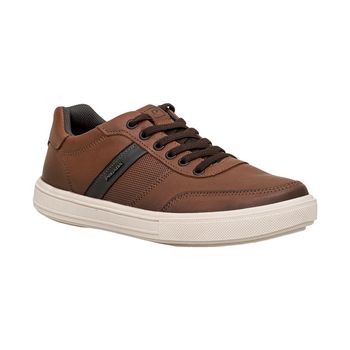 Sapatenis-Casual-Terracota-e-Dark-Blue-Logo-Lateral-|-Pegada-Tamanho--39---Cor--TERRACOTA-0